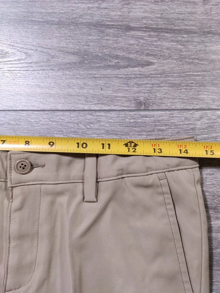 Lands End Shorts Girls Size 14 Beige School Uniform Active Bottoms - Image 3 of 4