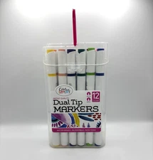 Creative Expert Dual Tip Markers 12 Colors Water-Based Non-Toxic
