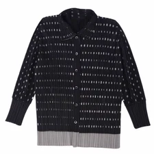 PLEATS PLEASE ISSEY MIYAKE Shirt Blouse Long Sleeve Pleated Top Used MOLO-0