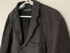 USED    IST PRICE OVER 200,000 YEN ISSEY MIYAKE COWHIDE JACKET    LIFETIME MAS