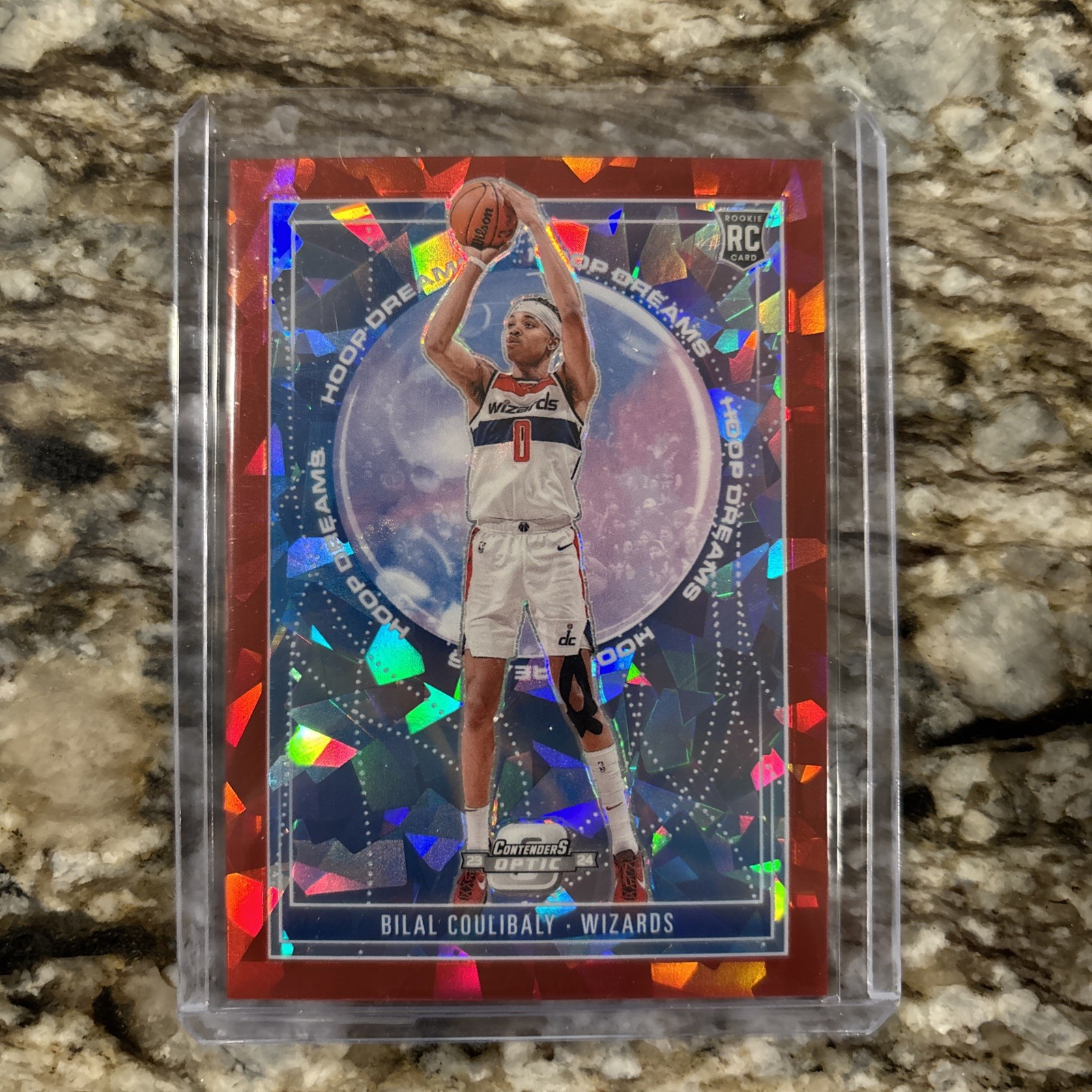 2023-24 Contenders Optic BILAL COULIBALY Hoop Dreams Red Ice Prizm Rookie #/175