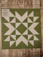 MDC DIY Adhesive Reusable Silkscreen Stencil " Barn Quilt "