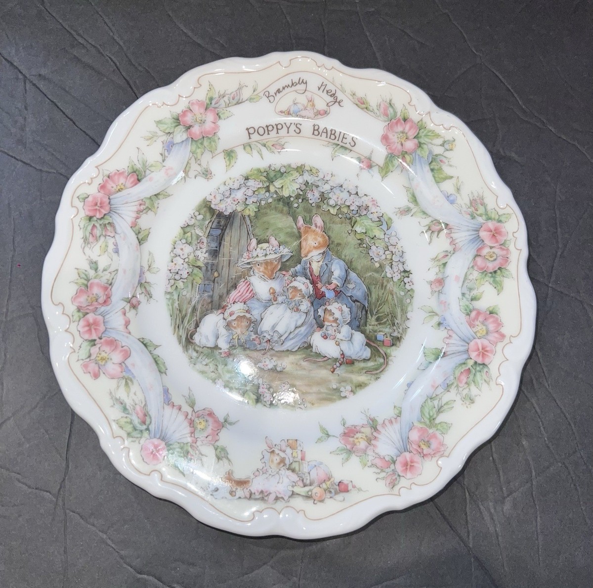 Royal Doulton Brambly Hedge “Poppy's Babies” 8” Plate | eBay