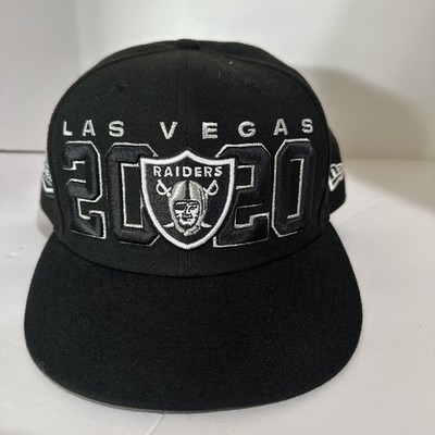 Las Vegas Raiders 2020 Inaugural Hat New Era 59 Fifty Brand New Size 7 3/4
