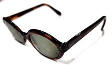 Liberty Winsum No Lenses Vintage 60's Tortoise Oval Sunglasses Frame 50-20 USA