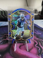 2020 Panini Select Blue Checker Prizm Michael Pittman Jr. Rookie RC #62 Colts
