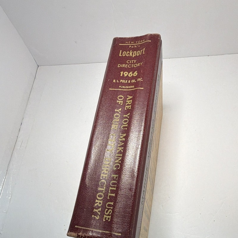 R.L. Polk & Co. Lockport (Niagara County), New York — City Directory 1966