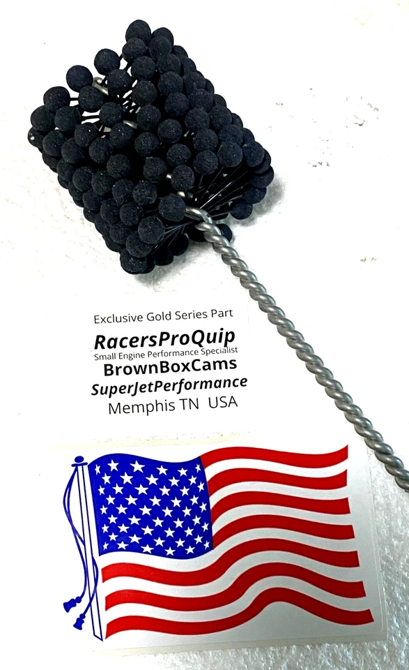 2-3/4" 70mm Tipo Bola Hone 240 Grano Todo Propósito Más Bolas = Mejor Superficie Foto 2 de 2