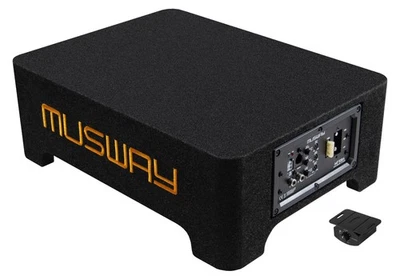 Musway MF108A Subwoofer Actif Avec Amplificateur Plat Petit Compact - Photo 1/4