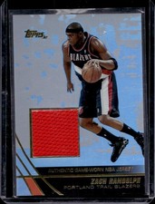 2004-05 Topps Jersey Edition Zach Randolph Game Worn Jersey #JEZR Blazers