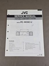 JVC Portable Component System PC-W35C/J Service Manual D-2917