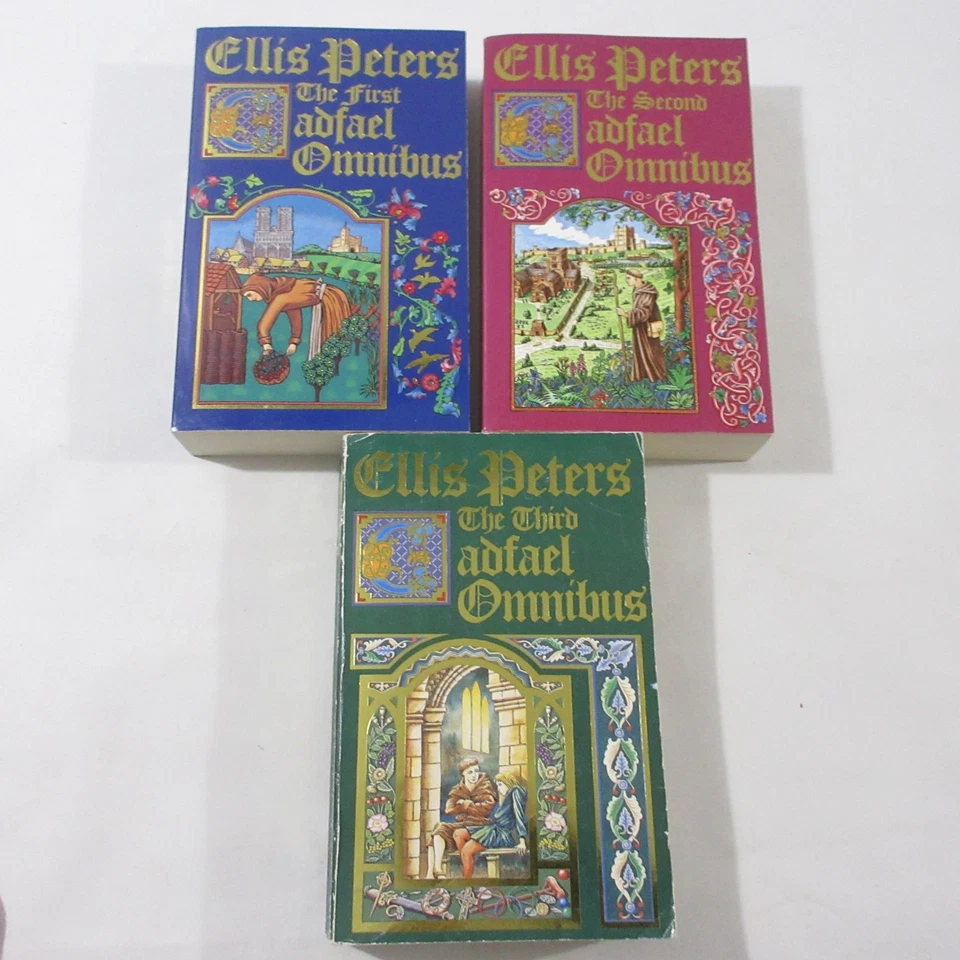 Cadfael Omnibus 1-3 Ellis Peters First Second Third Mysteries Medieval Monk Foto 2 de 4