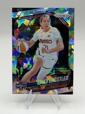 2024 WNBA Panini Prizm Emily Engstler #67 Ice Prizm Washington Mystics