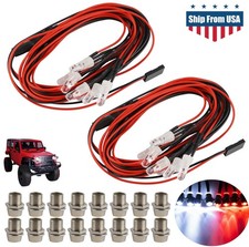 8 LED Light Kit Truck Lights Headlights Taillight Switch Set RC Car 1/10 SCX10