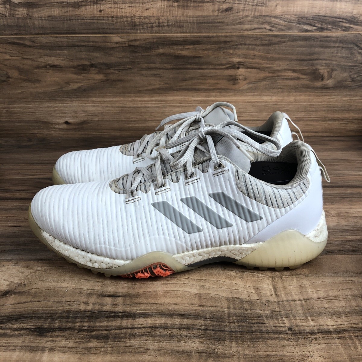 Adidas CodeChaos Men Size 11.5 Low Boost White Spikeless