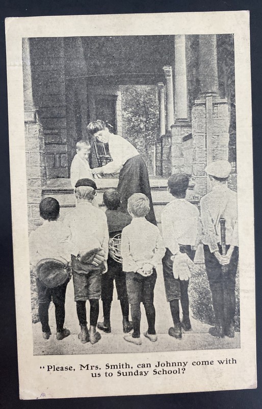1908 Cambridge WI USA RPPC Postcard Cover To Chicago IL Baseball Sunday School