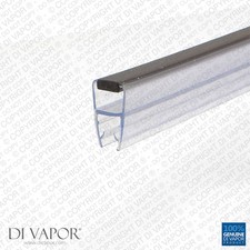 Di Vapor (R) Flat Magnetic Shower Seal | 4-6mm/8mm/10mm Glass | 85cm/1.95m Seals
