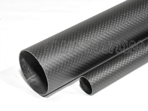 Roll Wrapped Carbon Fiber Tube 3K 84mm*80mm*1000mm Best Quality Matte Tube 84*80 - Picture 2 of 3