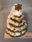 Vintage Lefton Christmas Tree Napkin Holder & Handicap Village Girl w/Presents — photo 10