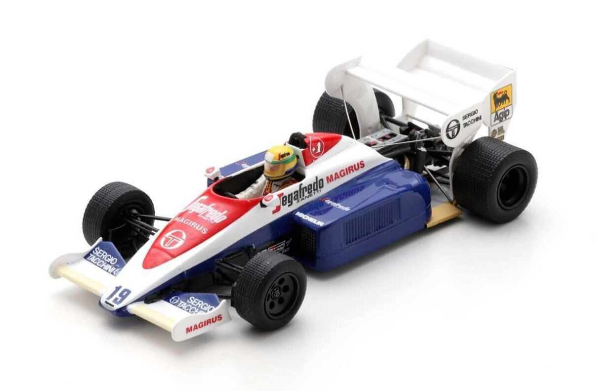 Toleman TG184 Spark S2781 maquette F1 de collection en résine premium 1/43