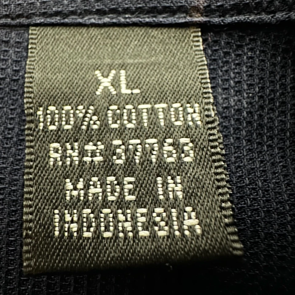 Ping Shirt Mens Extra Large Navy Blue Cotton Button Down Collar Short Sleeve - Image 4 of 4