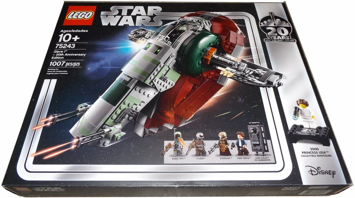 LEGO 75243 Slave I 20th Anniversary Edition Star Wars Princess Leia Boba Fett