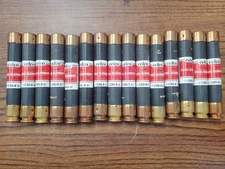 (15-PCS) Cefco Cefcon CRS-R 6 Duel Element Time Delay Fuses *TESTED* (TA7SG)