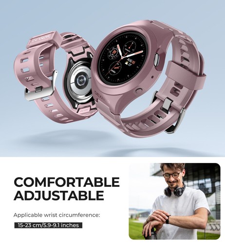 Dexnor do Samsung Galaxy Watch Active 2 Band 44mm Zatrzask Wytrzymały odporny na wstrząsy - Zdjęcie 51 z 59