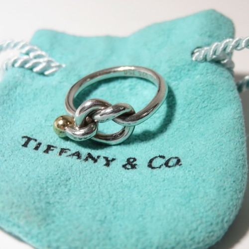 Tiffany \u0026 Co 925 750 Love Knot Ring 