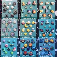 Crocs Handmade jibbitz 10pc astronaut outer space galaxy moon shoe charms 19