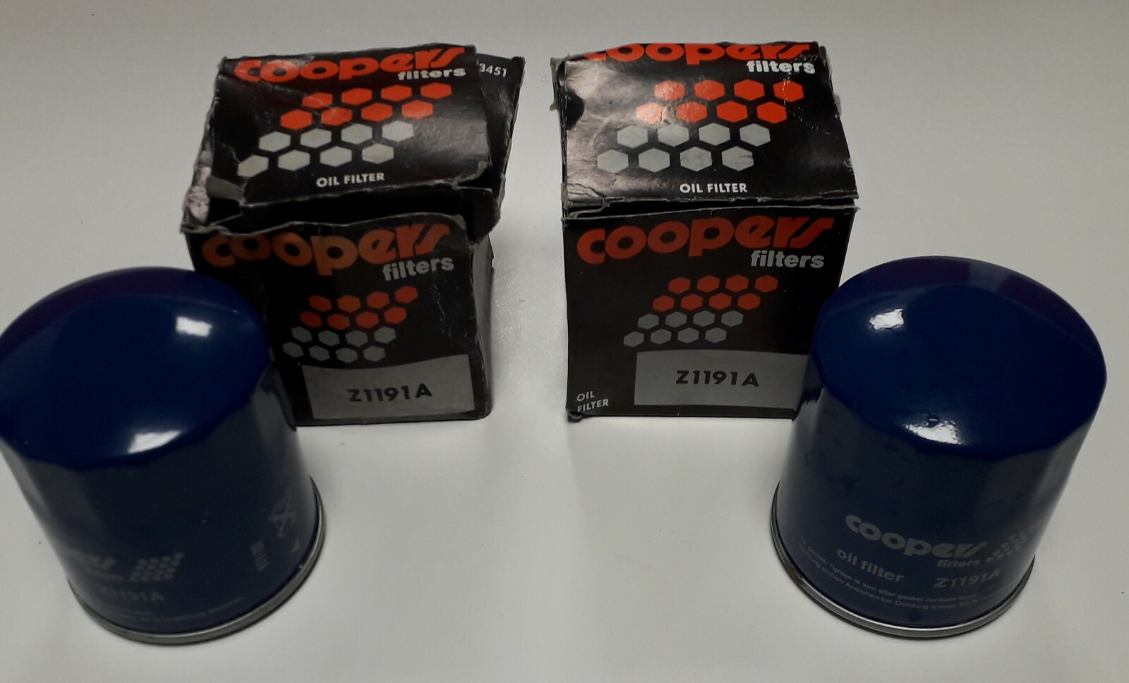 COOPERS Z1191A x2 Oil Filters eBay