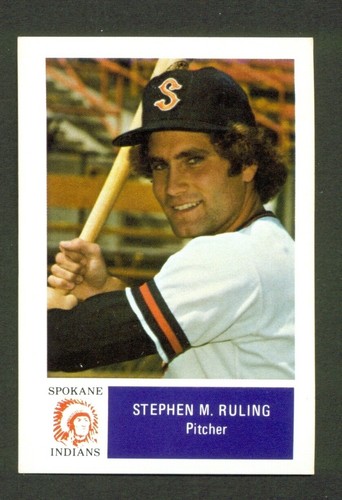 1978 Spokane INDIANS Cramer STEPHEN RULING Melbourne SOUTH FLORIDA Bulls BREWERS