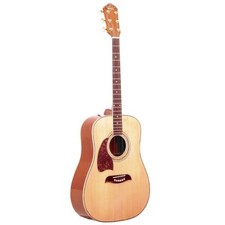 Oscar Schmidt Og2nlh Left-handed Dreadnought Acoustic Guitar, Natural