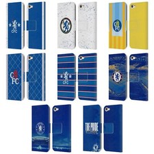 CHELSEA FOOTBALL CLUB RETRO KIT AND STADIUM LEATHER BOOK CASE APPLE iPOD TOUCH