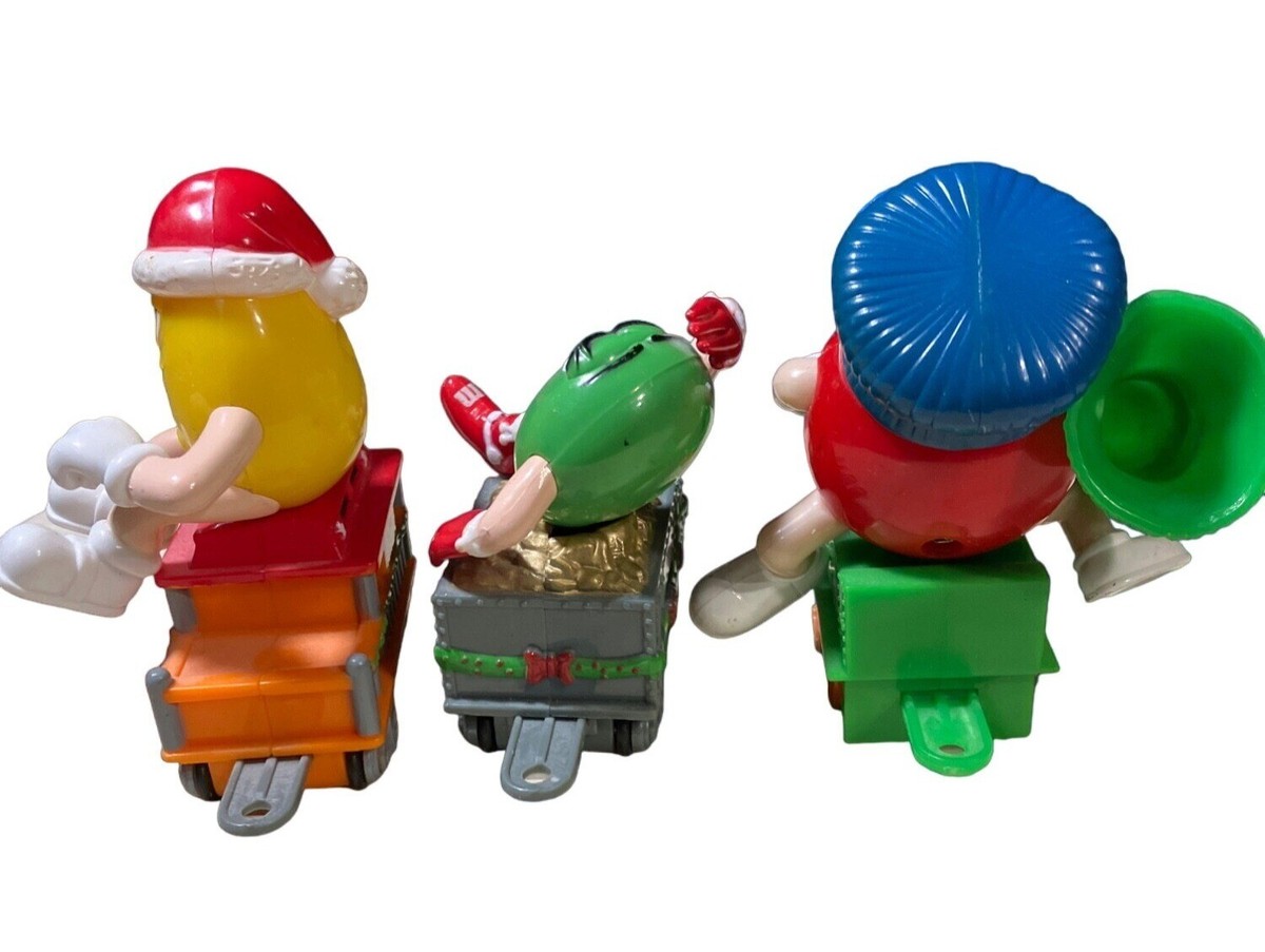 M&Ms Mini Plastic Christmas Train Set of Three | eBay