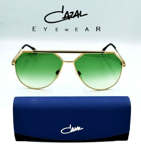 Cazal 941 Sunglasses Rectangular Multicolor Frame Blue Gradient