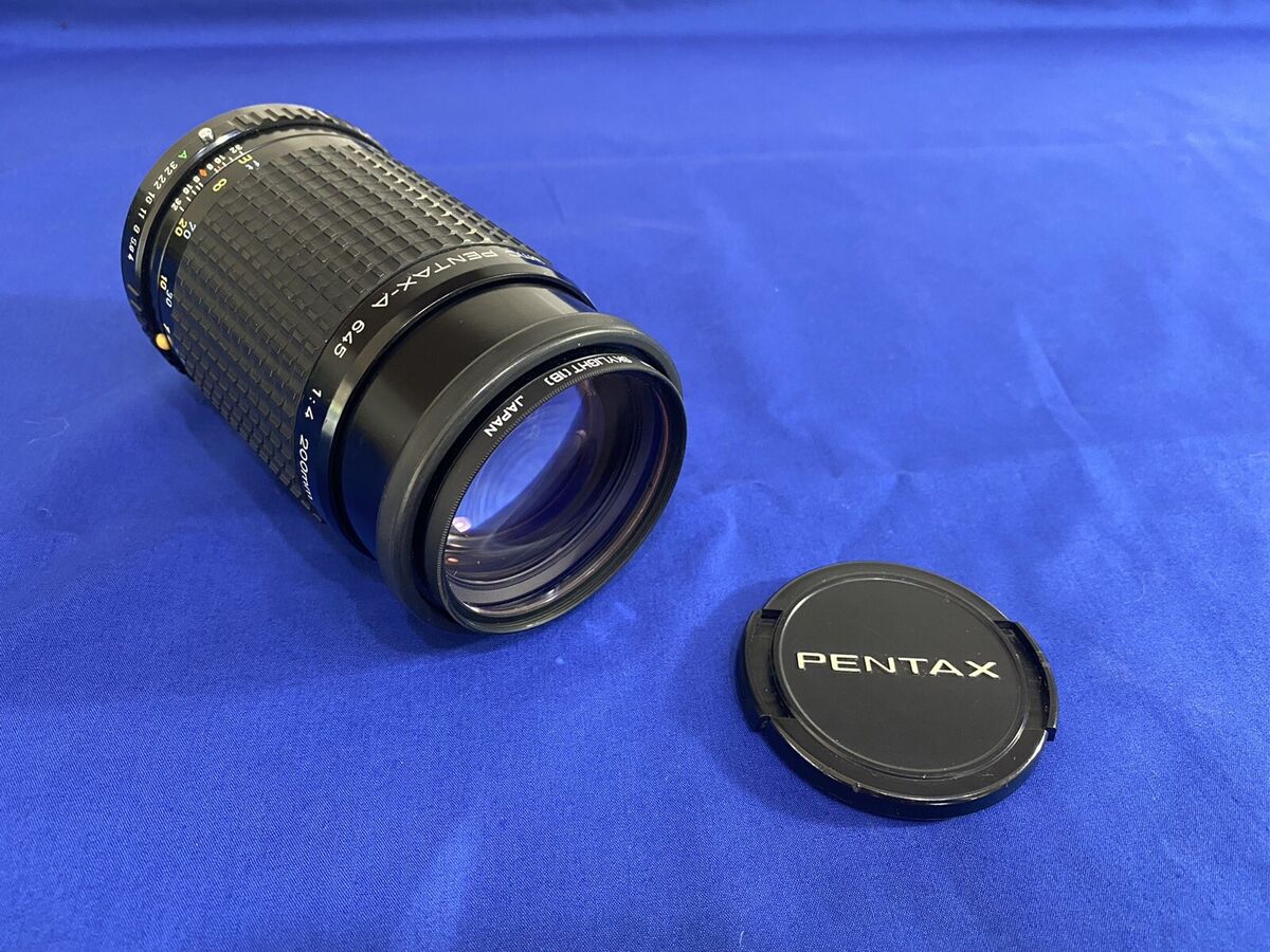SMC Pentax-A 645 1:4 200mm Lens -missing cap- Free US