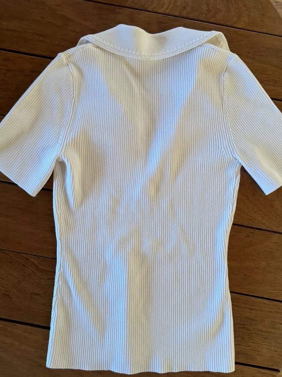 Brand New Sezane Eloy Jumper Ecru Small, Sold Out image 8