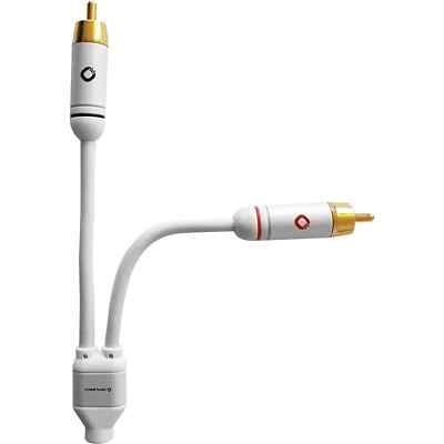 OEHLBACH i-connect Klinkenadapter 2x Cinch / 3,5 mm Klinkenbuchse Y-Adapter