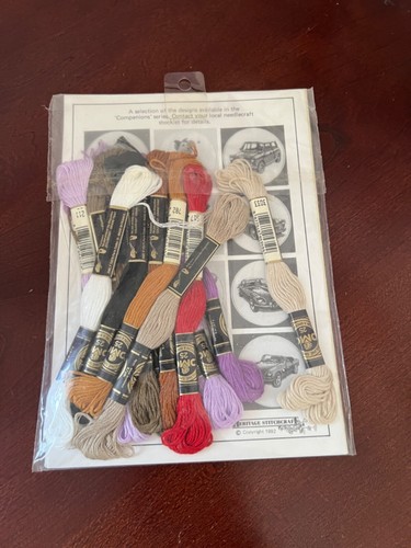 THREAD BEARS COMPANIONS CROSS STITCH PATTERN Bubbles with all needed floss - Picture 2 of 2