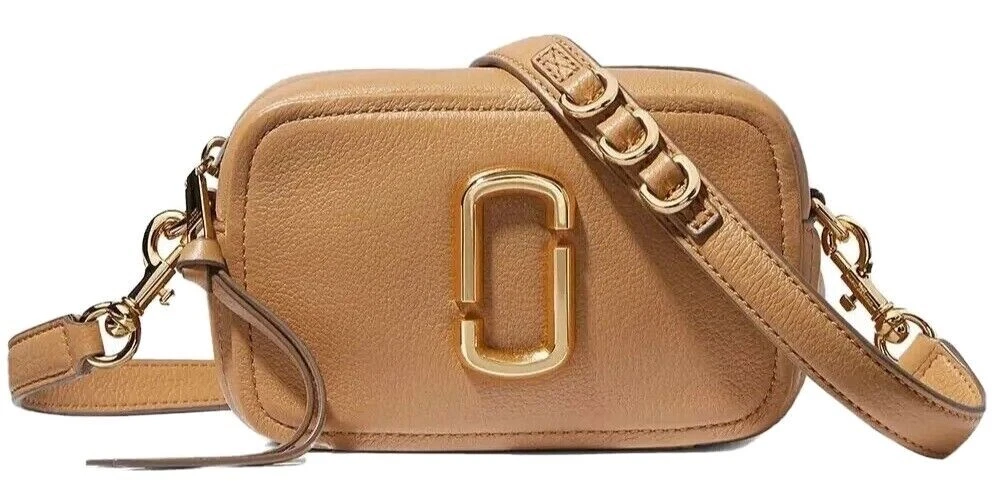 Marc Jacobs The Softshot 17 Crossbody Bag in Brown