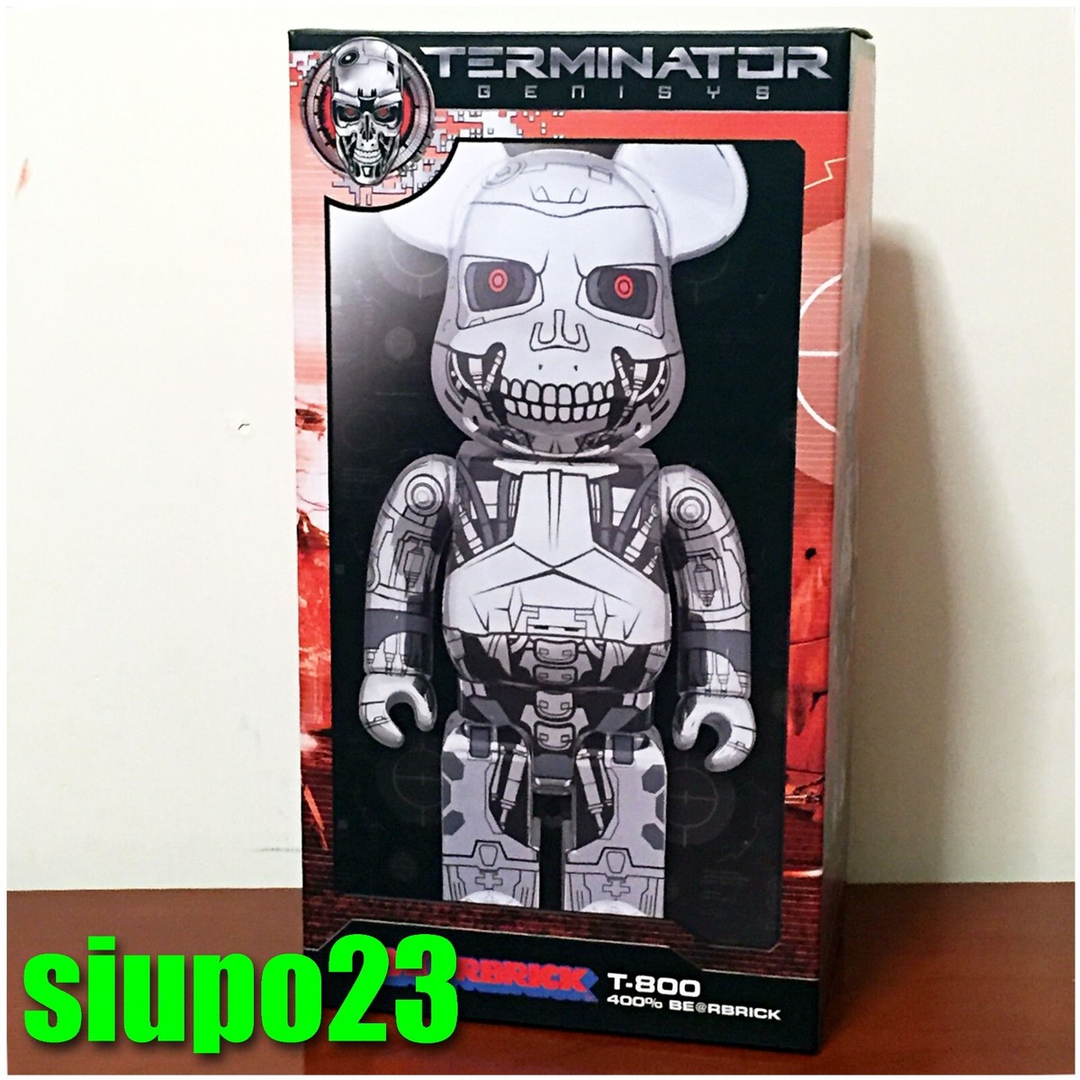 Medicom 400% Bearbrck ~ Terminator Genisys T-800 Be@r brick
