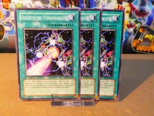 Yugioh Playset 3x Ekstatisches Funkendreieck SD8 DE025/ Excellent/ Common/ 1. ED