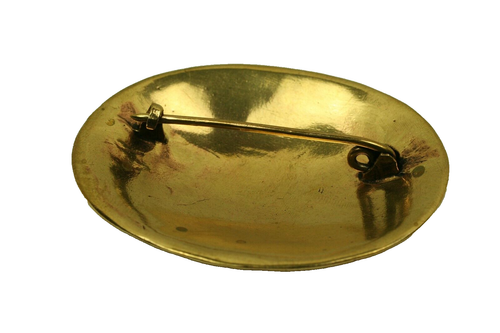 Wikinger Fibel URNES STIL Drache Bronze Wikingerschmuck Groß Schalenfibel - Picture 3 of 4