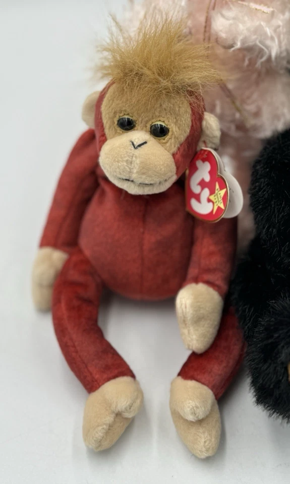 4 x TY Attic Treasure Collection 1993 1 x beanie baby Schweetheart Monkey 1999 - Image 2 of 4