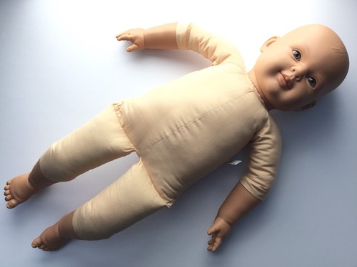 baby massage yoga demonstration doll rogel weighted doll