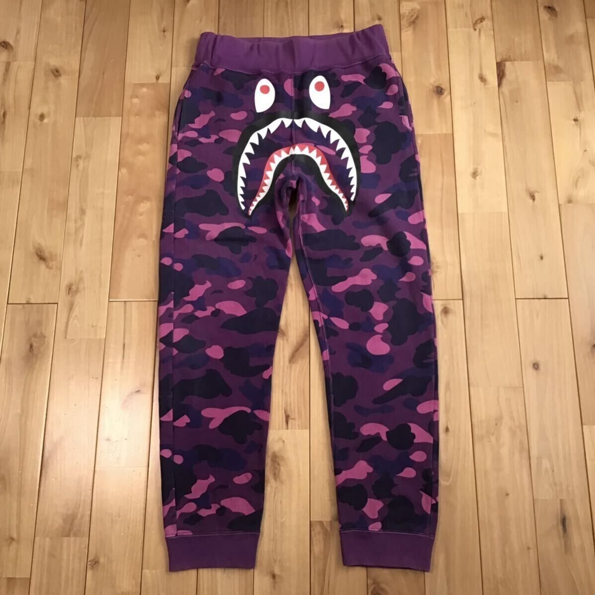 BAPE Purple camo shark sweat pants A Bathing Ape Size S | eBay BAPE Purple camo shark sweat pants A Bathing Ape Size S | eBay