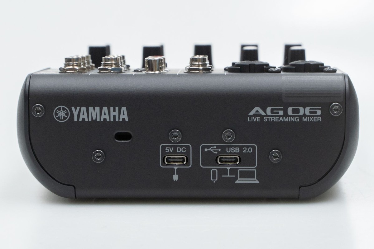 YAMAHA AG06 AG06MK2 B Black 6-Channel Live Streaming Mixer