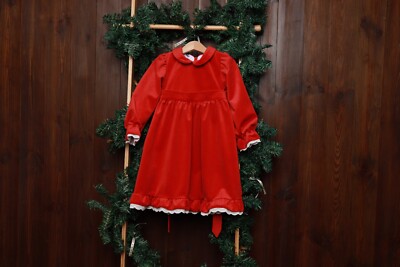 Samtliches Weihnachtskleid für eine Prinzessin 104 cm