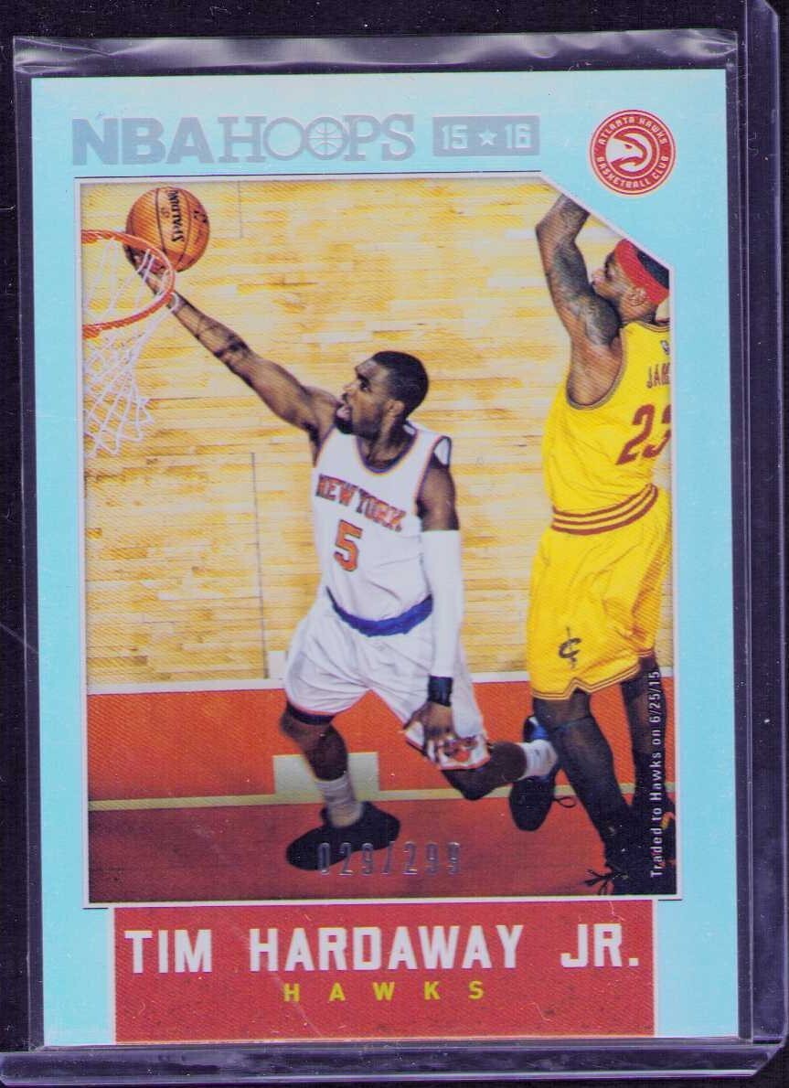 2015-16 Panini NBA Hoops - #26 LeBron James, Tim Hardaway Jr. /299